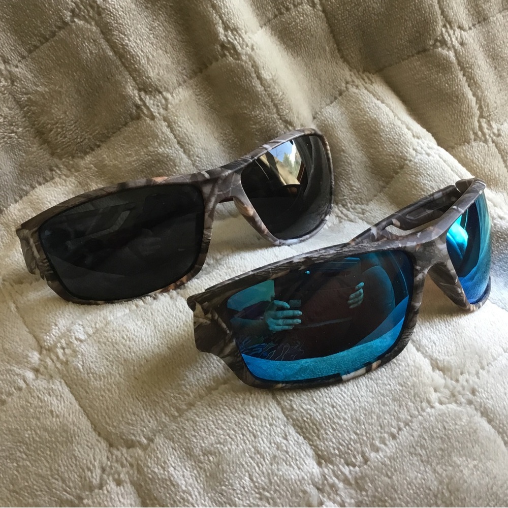 Sporty Camouflage Frame Sunglasses
